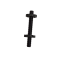 5/8 adjustable plastic pole adapter