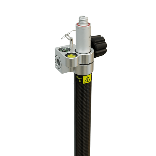 Laser Pole Τηλεσκοπικός Στυλεός Ανθρακονημάτων 2.20m με Αναδιπλούμενο Στήριγμα