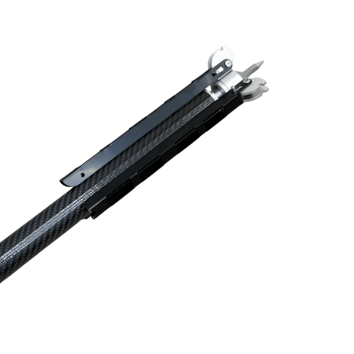 Laser Pole Τηλεσκοπικός Στυλεός Ανθρακονημάτων 2.20m με Αναδιπλούμενο Στήριγμα