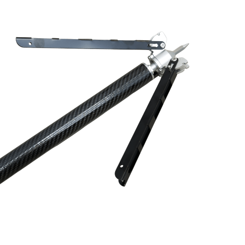 Laser Pole Τηλεσκοπικός Στυλεός Ανθρακονημάτων 2.20m με Αναδιπλούμενο Στήριγμα