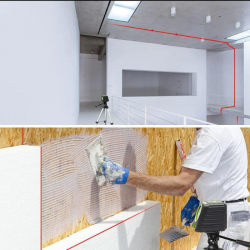 Huepar BOX1G - 2D laser πράσινων γραμμών σταυρού