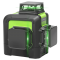Huepar 903CG - 3D laser σταυρού πράσινων γραμμών