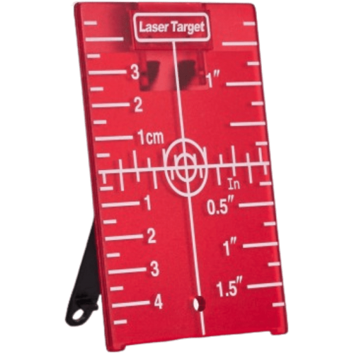 Huepar TP01R Ανακλαστικός στόχος-κάρτα για λέιζερ (κόκκινη)