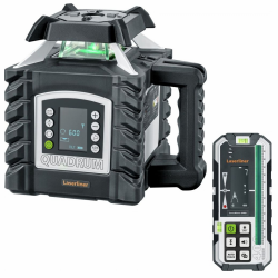 Laserliner Quadrum DigiPlus GT M400 S | Πράσινο Περιστροφικό Laser με Δέκτη 400 m