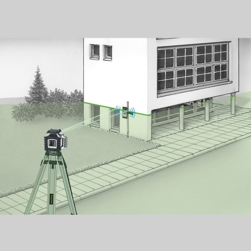 Laserliner Quadrum DigiPlus GT M400 S | Πράσινο Περιστροφικό Laser με Δέκτη 400 m