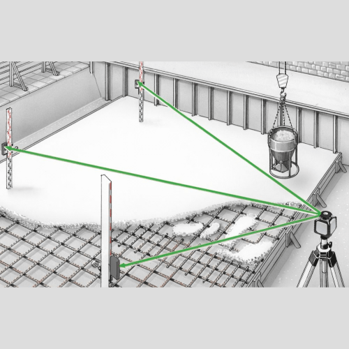 Laserliner Quadrum GSL M350 | Πράσινο Περιστροφικό Laser με Δέκτη 350 m