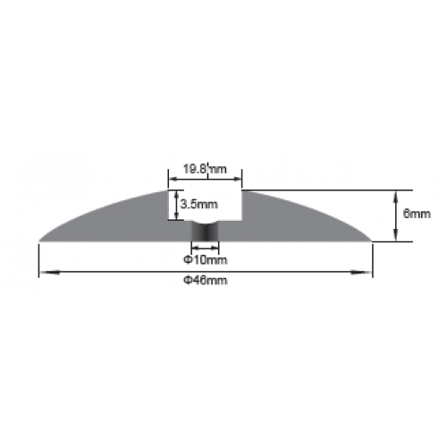 10 ροδέλες σήμανσης τοπογραφικών καρφιών