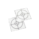 WRS-40 • 10 αυτοκόλλητοι ανακλαστικοί στόχοι 40x40mm WRS-40 • 10 αυτοκόλλητοι ανακλαστικοί στόχοι 40x40mm